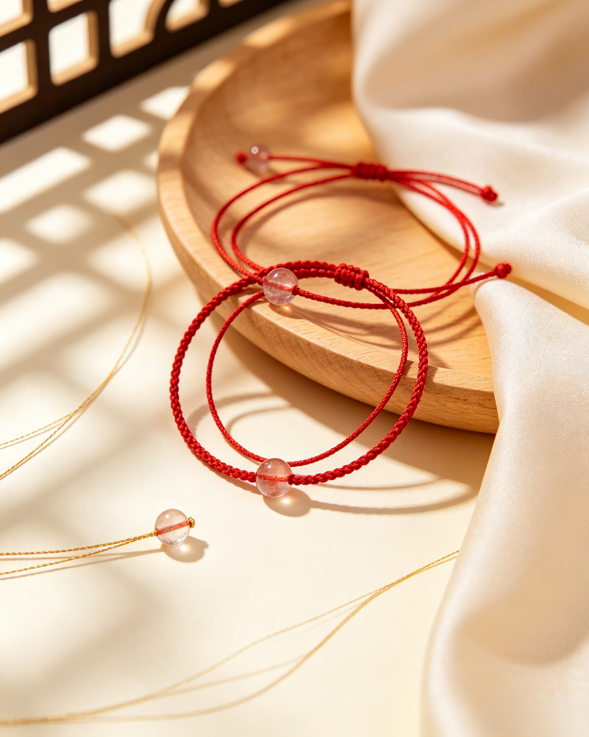 Lucky Red Cord: Cultural Symbol Inspired By Eastern Tradition