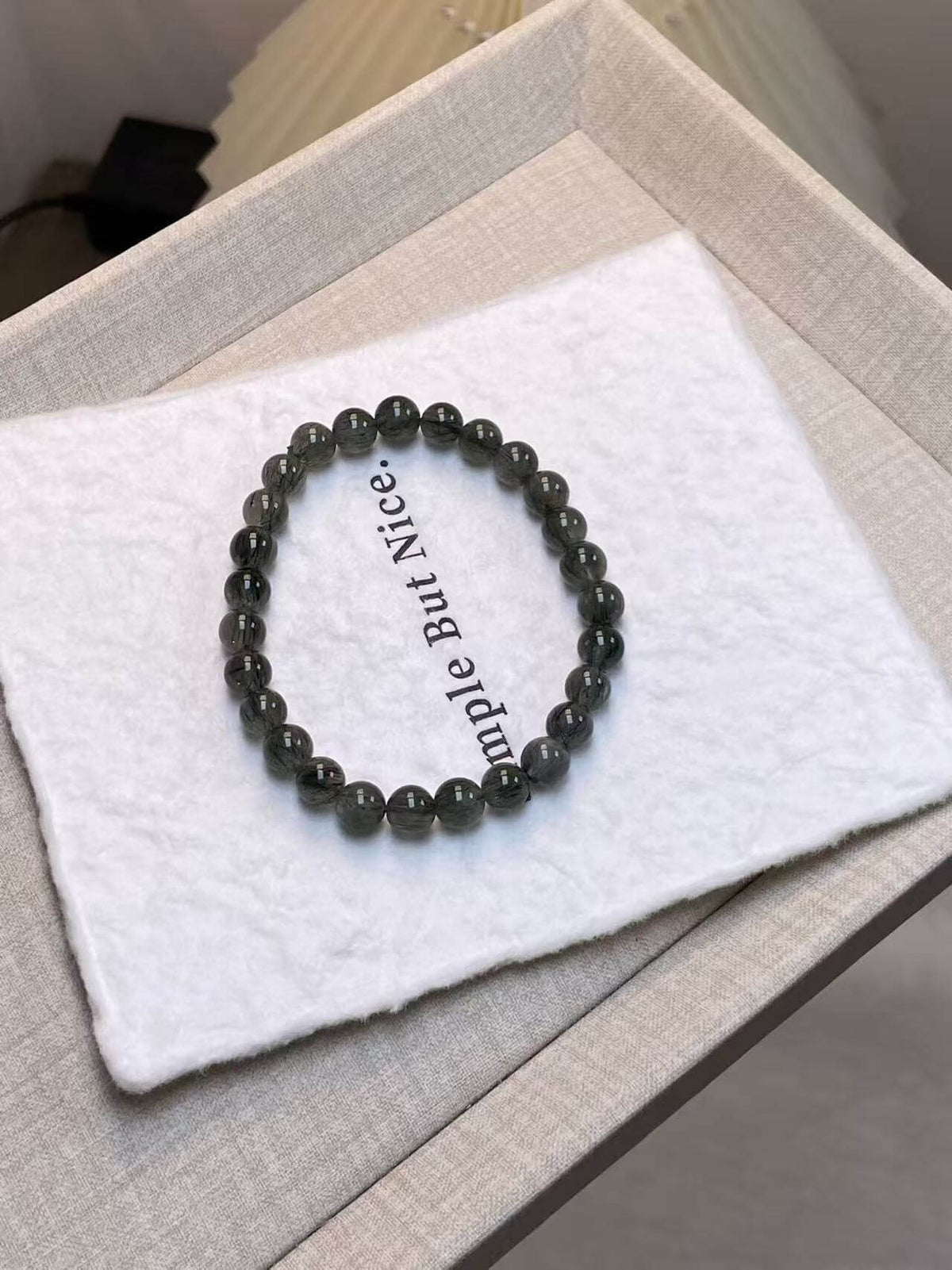 6mm Prasiolite Bracelet | Handcrafted Natural Quartz Beaded Jewelry Rooted in Traditional Eastern Culture