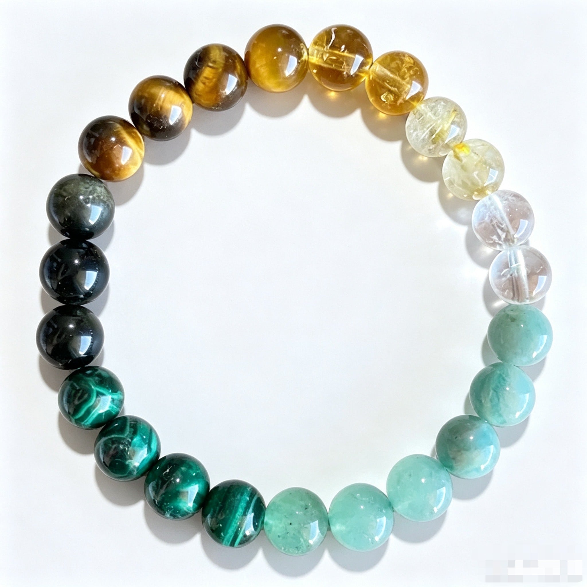 Wealth Chakra Mixed Crystal Bracelet