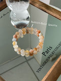 9mm Colorful Rabbit Hair Quartz Bracelet | Handcrafted Natural Crystal Beaded Jewelry Rooted in Traditional Eastern Culture