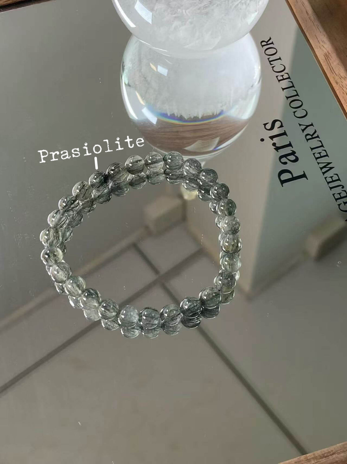 6mm Prasiolite Bracelet | Handcrafted Natural Quartz Beaded Jewelry Rooted in Traditional Eastern Culture