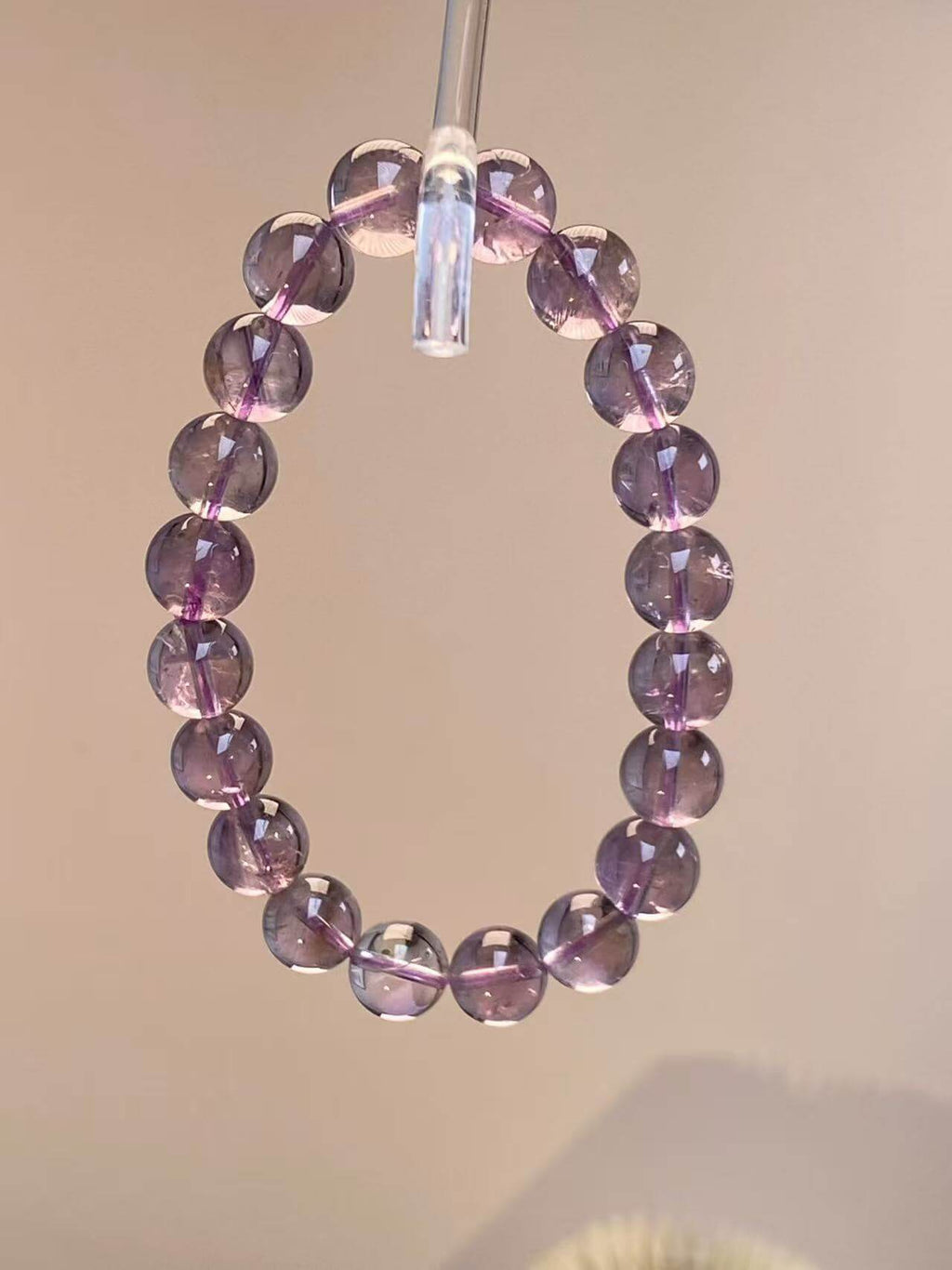 10mm Natural Amethyst Bracelet | Handcrafted Crystal Beaded Jewelry Rooted in Traditional Eastern Culture