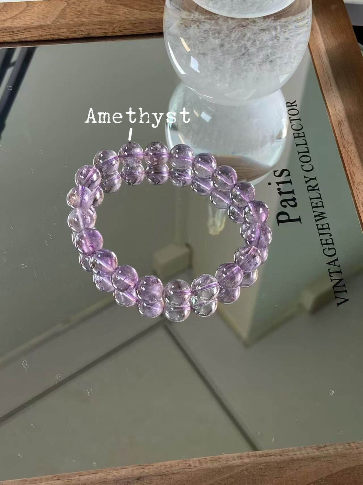 10mm Natural Amethyst Bracelet | Handcrafted Crystal Beaded Jewelry Rooted in Traditional Eastern Culture