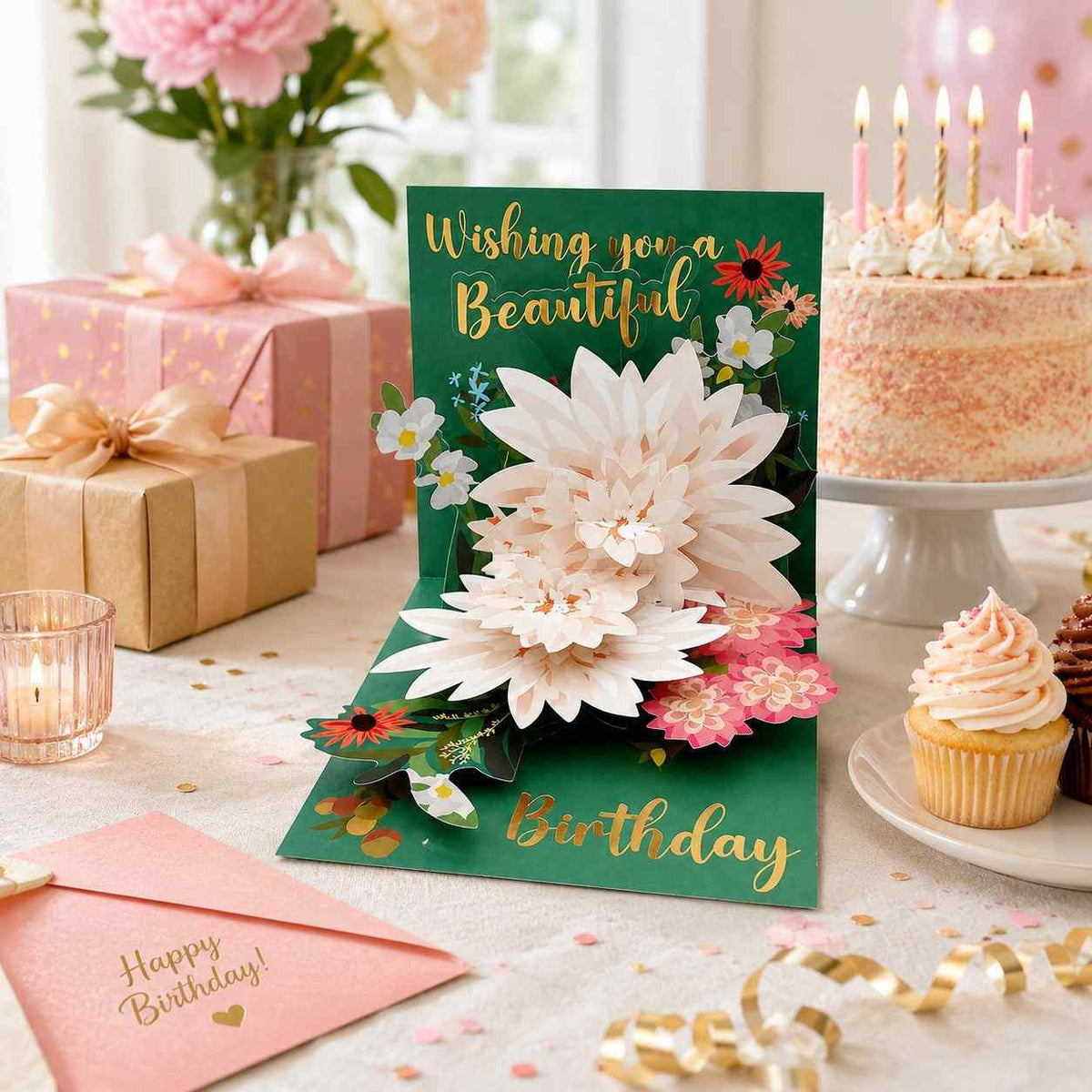 Exquisite birthday card -Blossom Bloom