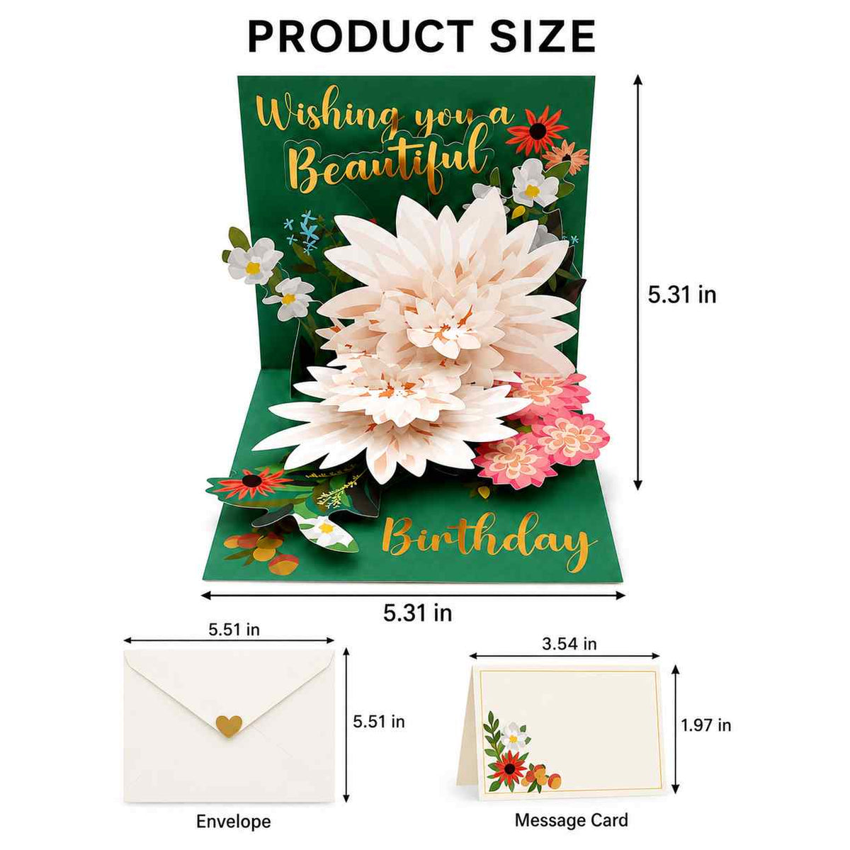 Exquisite birthday card -Blossom Bloom